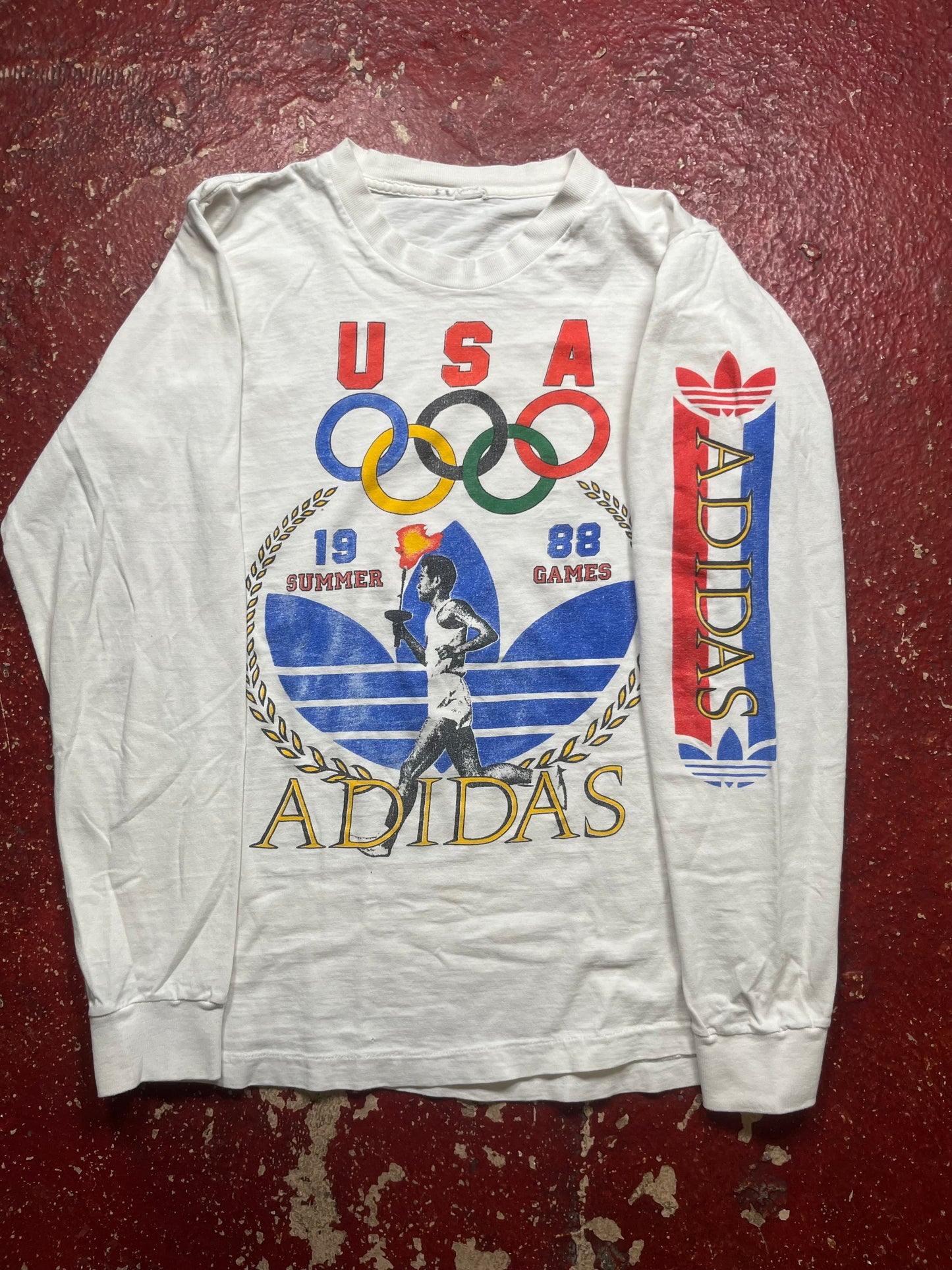 1988 Adidas USA Olympics Long Sleeve Shirt