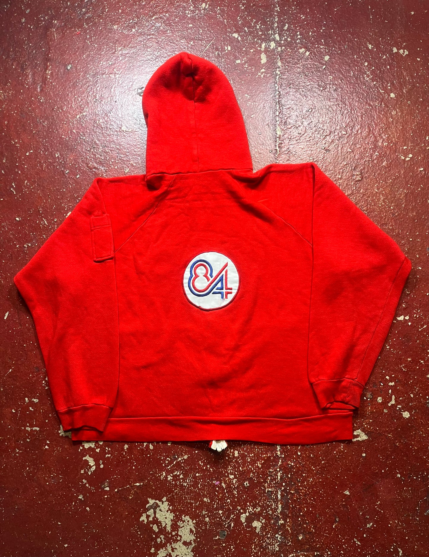 70s Full Zip Up “84” Hoodie