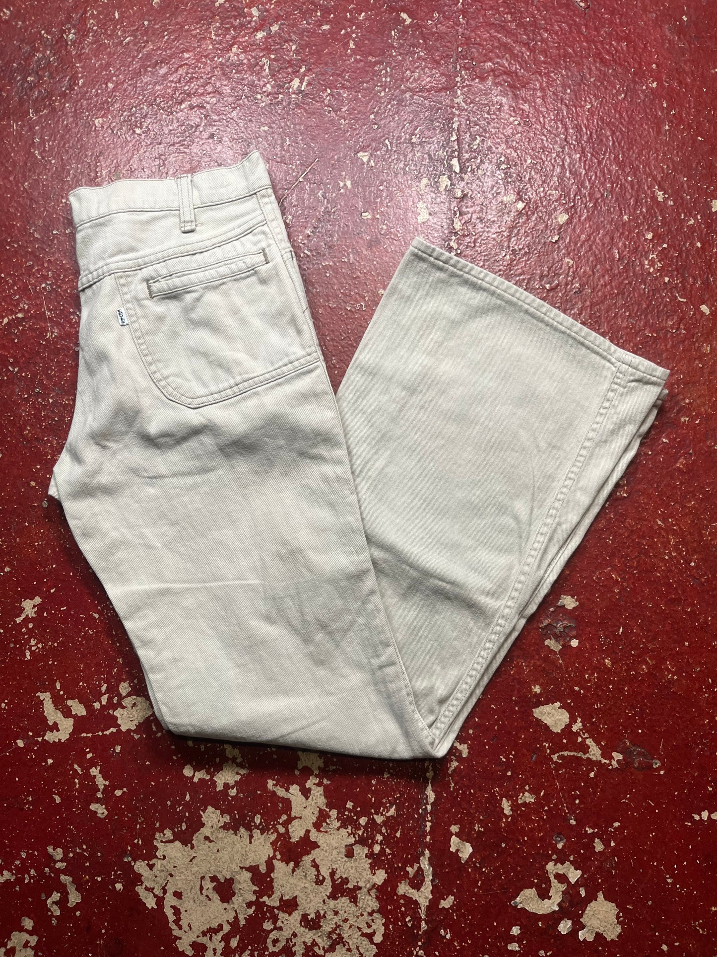 70s Levis Grey Bell Bottom Jeans