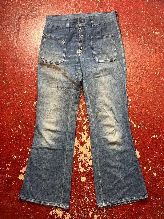 60s Seafarer Front Button Fly Jeans