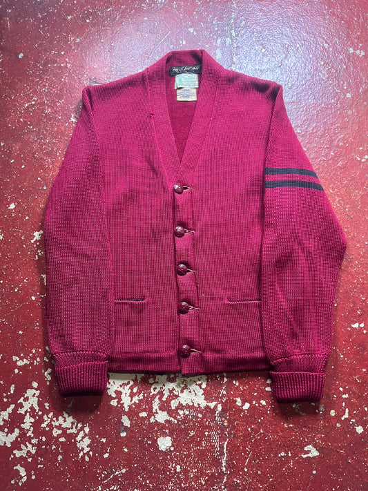 40s/50s Octonek Letterman Wool Cardigan