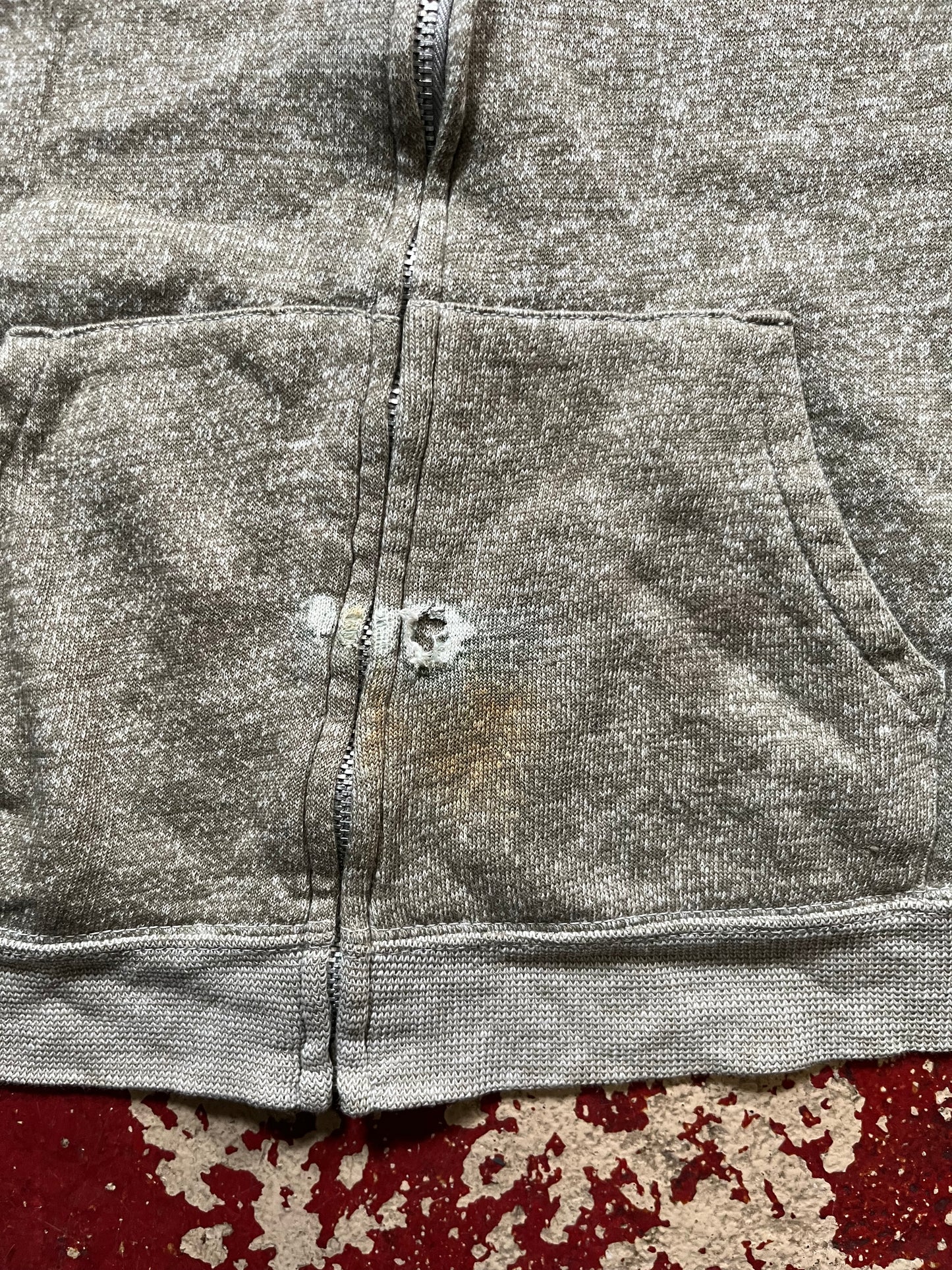 70s/80s Brown Zip Up Hoodie