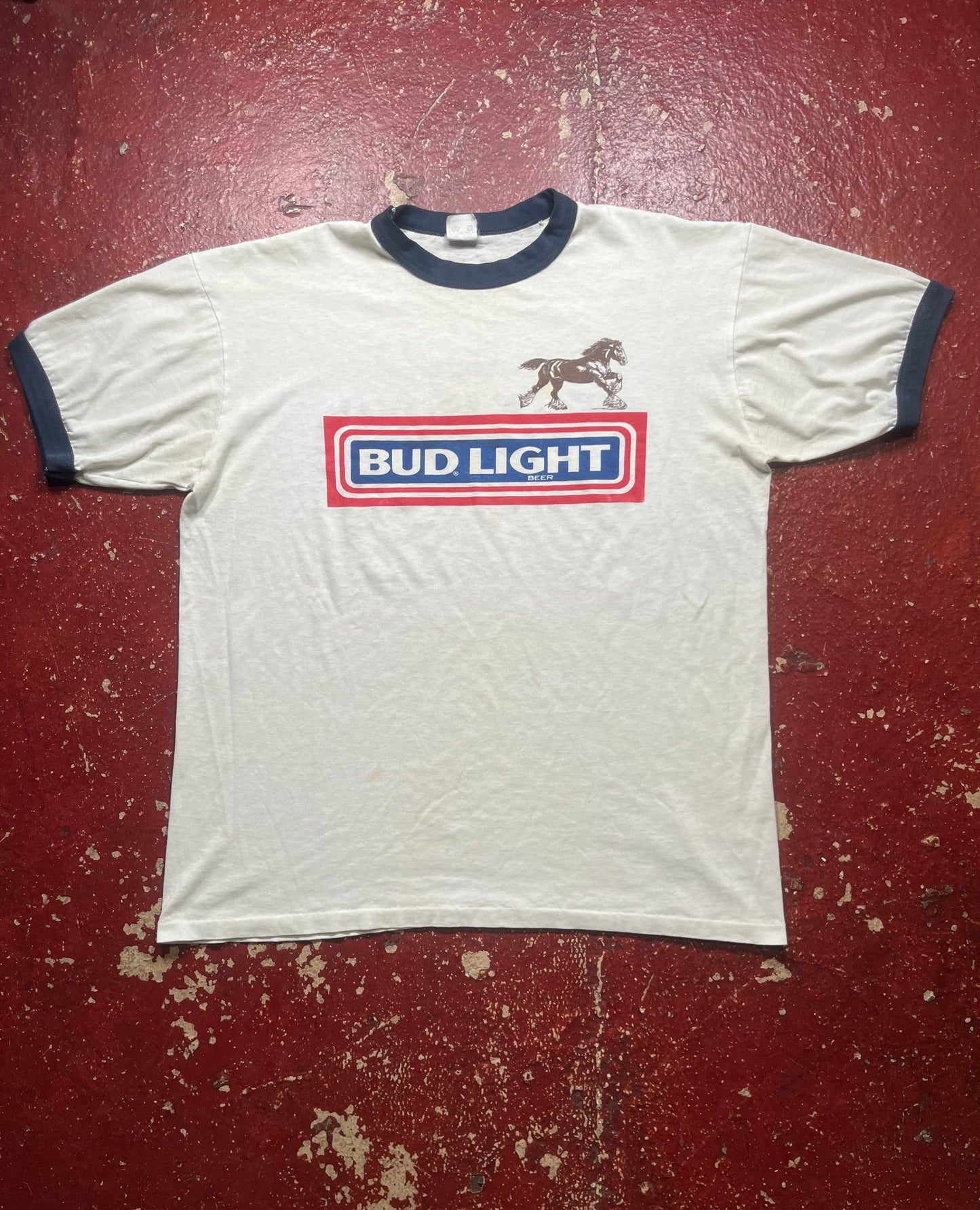1985 Bud Light Softball Allstars Ringer Tee