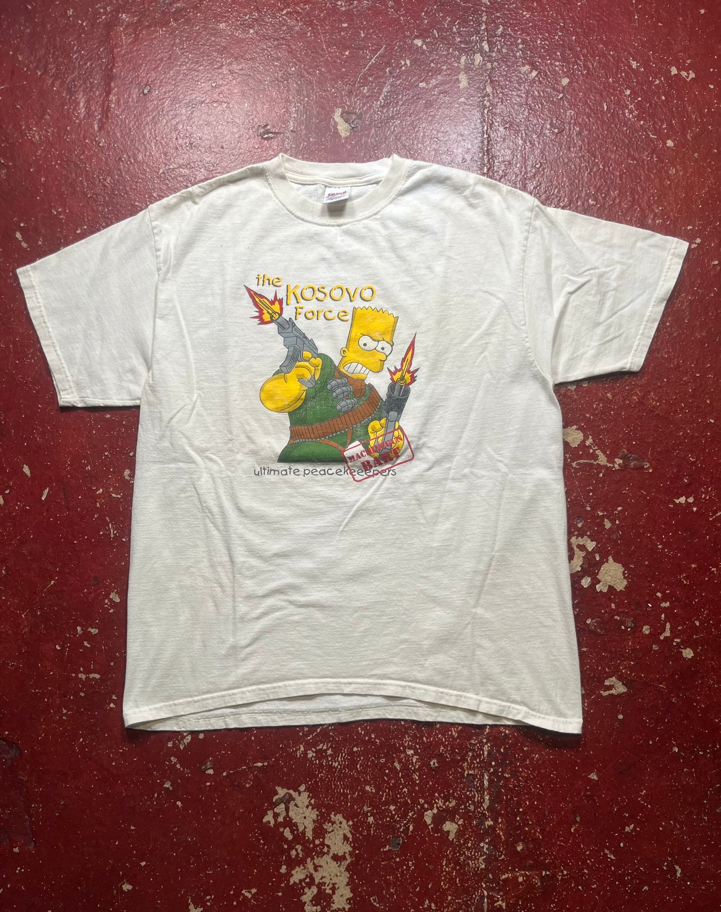 90s Bart Simpson Kosovo Force Tee