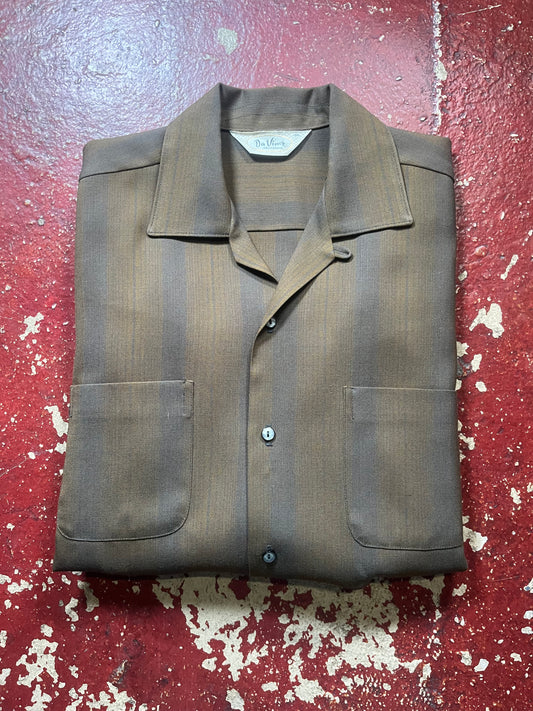 50s Da Vinci Gabardine Long Sleeve Shirt