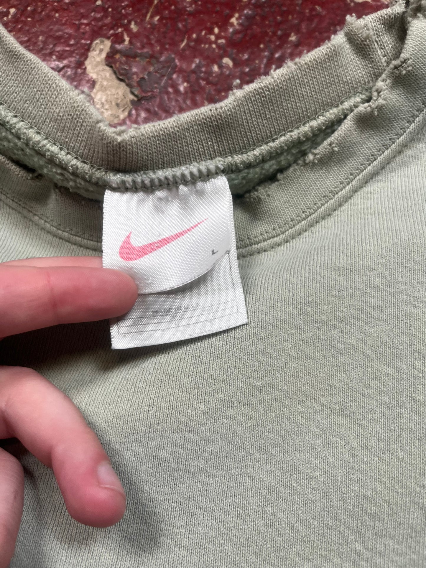 90s/00s Nike Mint Green Crewneck