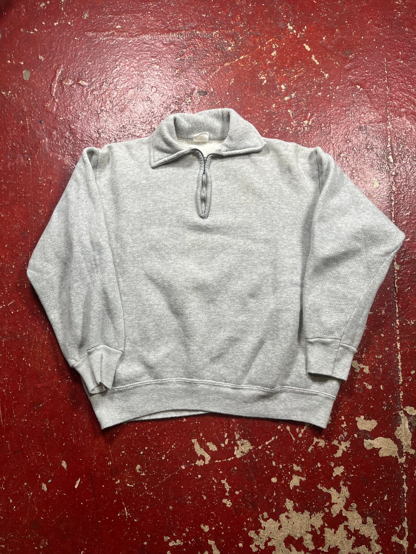 60s Towncraft Quarter Zip Up Sweater