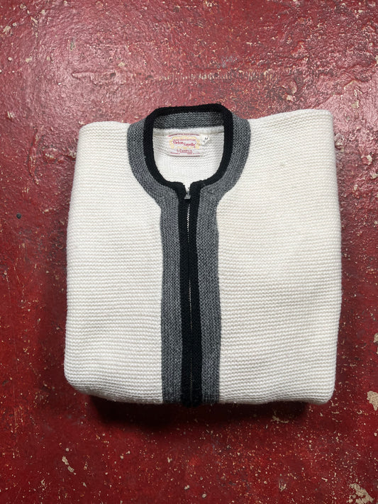50s/60s Campus Zip Up Cardigan