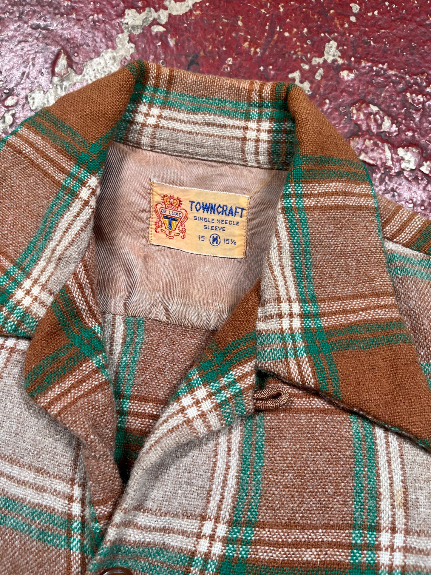 50s Towncraft Loop Collar Flannel