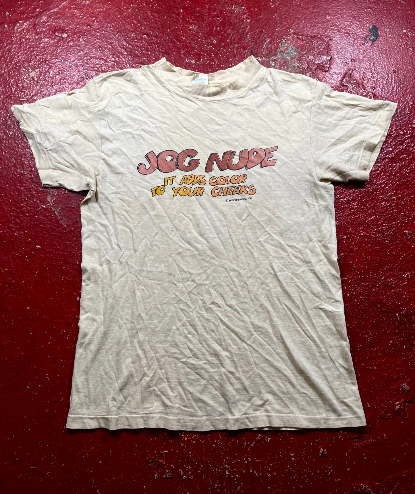 70s/80s Jog Nude Tee