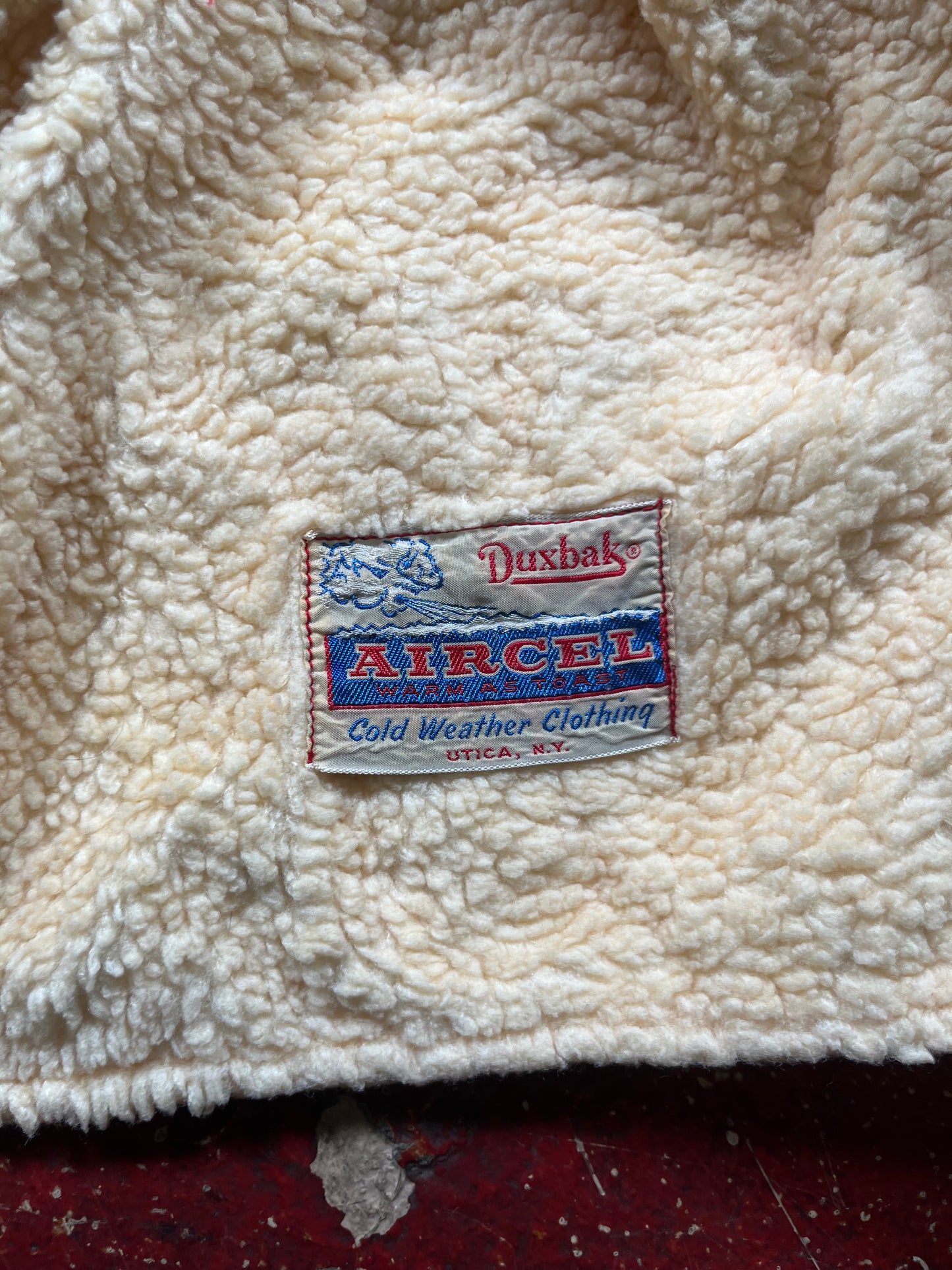 50s Duxbak Aircel Sherpa Vest