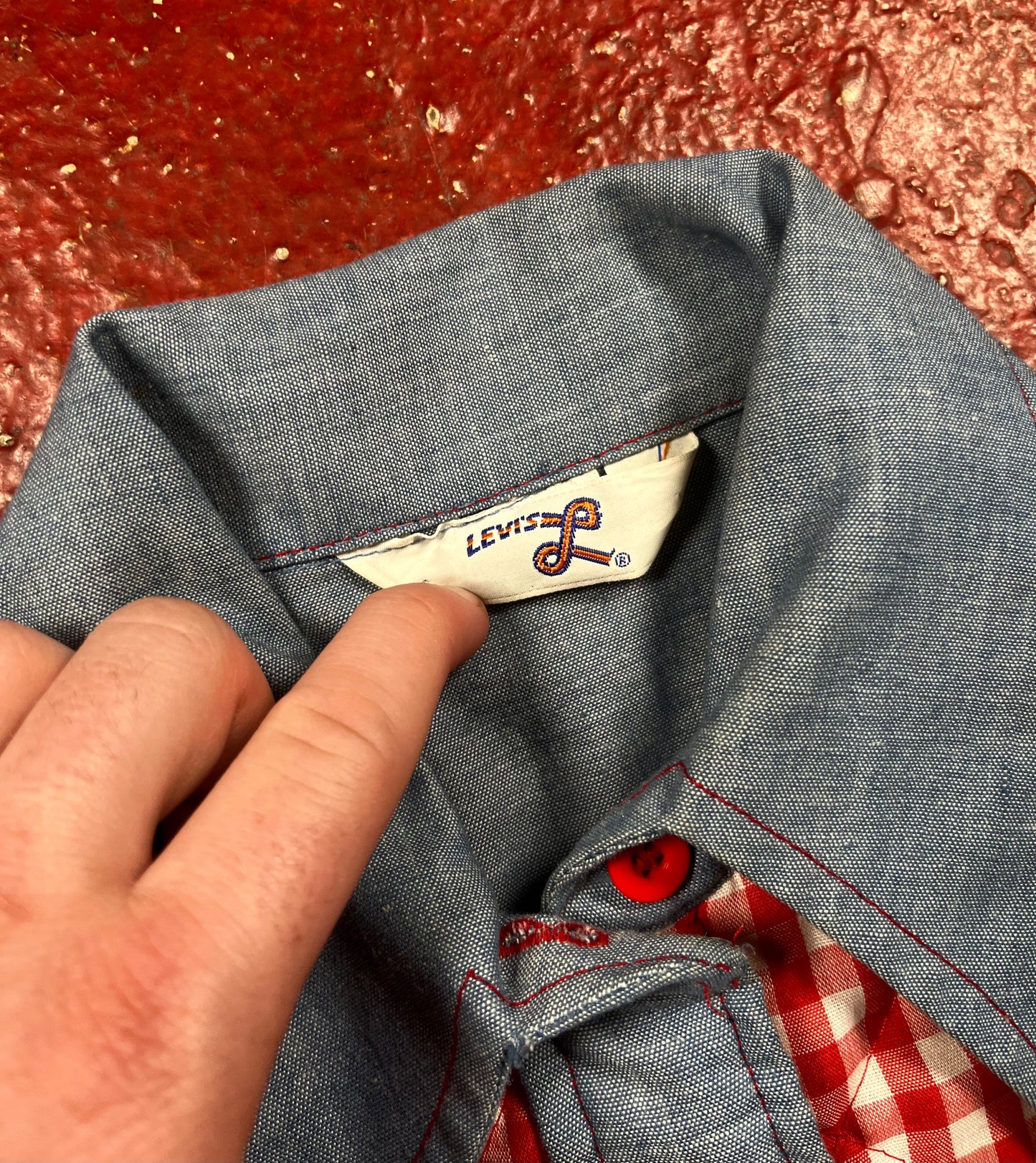 70s Levis Button Up Long Sleeve