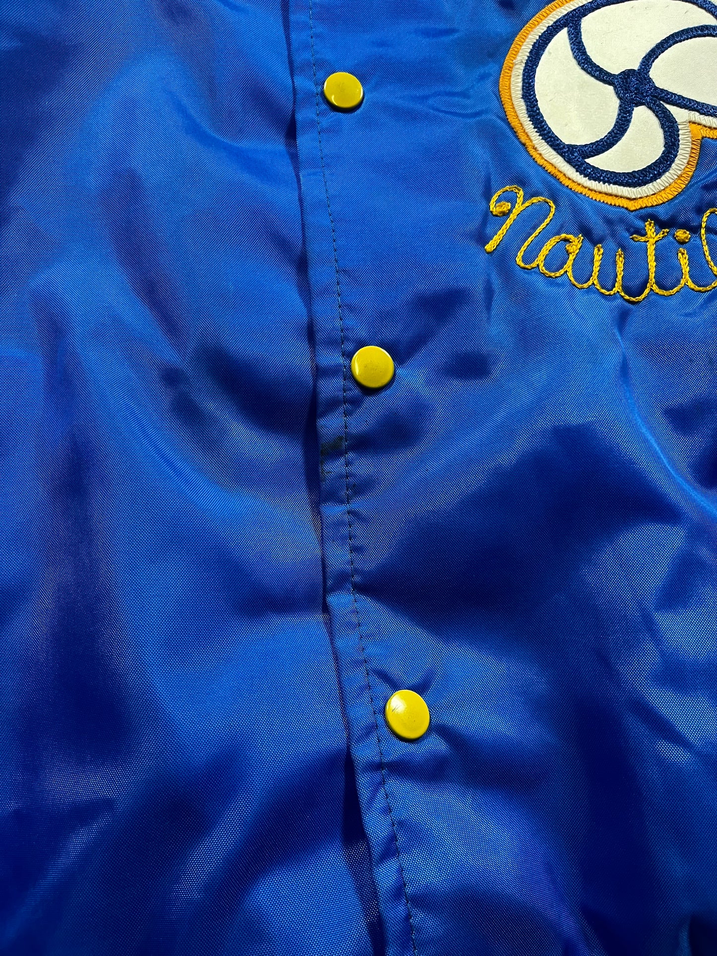 70s/80s San Diego Nautilus Chain Stitched Satin