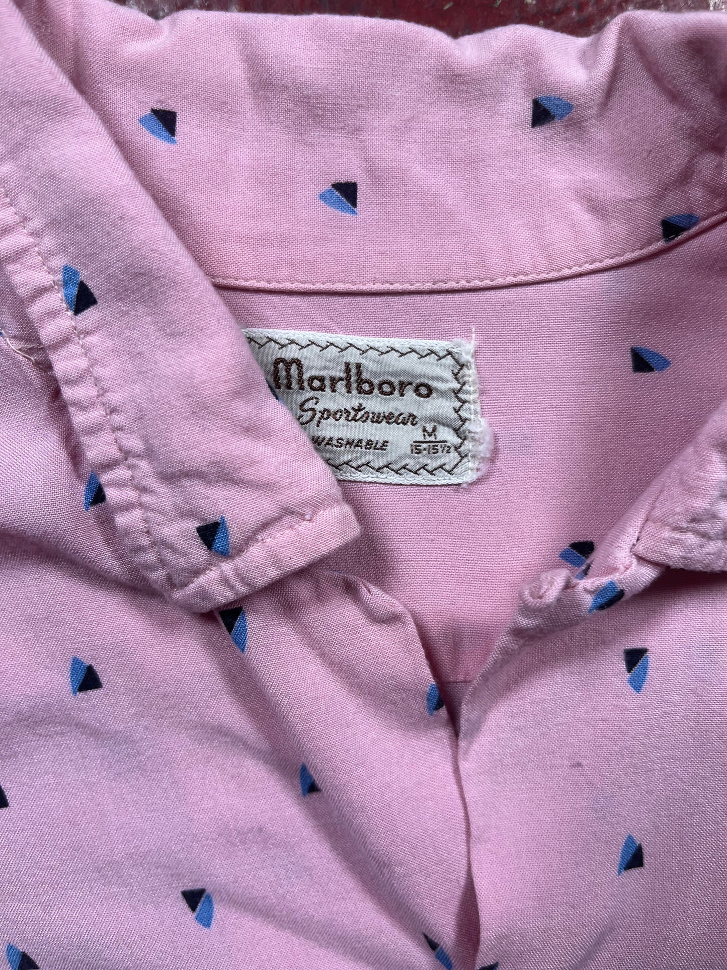 50s Marlboro Long Sleeve Button Up