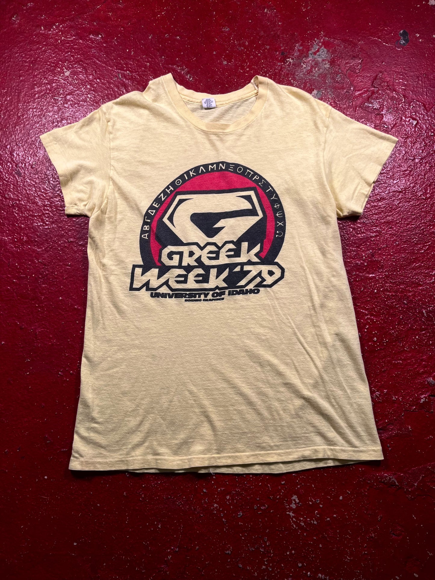 1979 University Of Idaho Greek Week Tee
