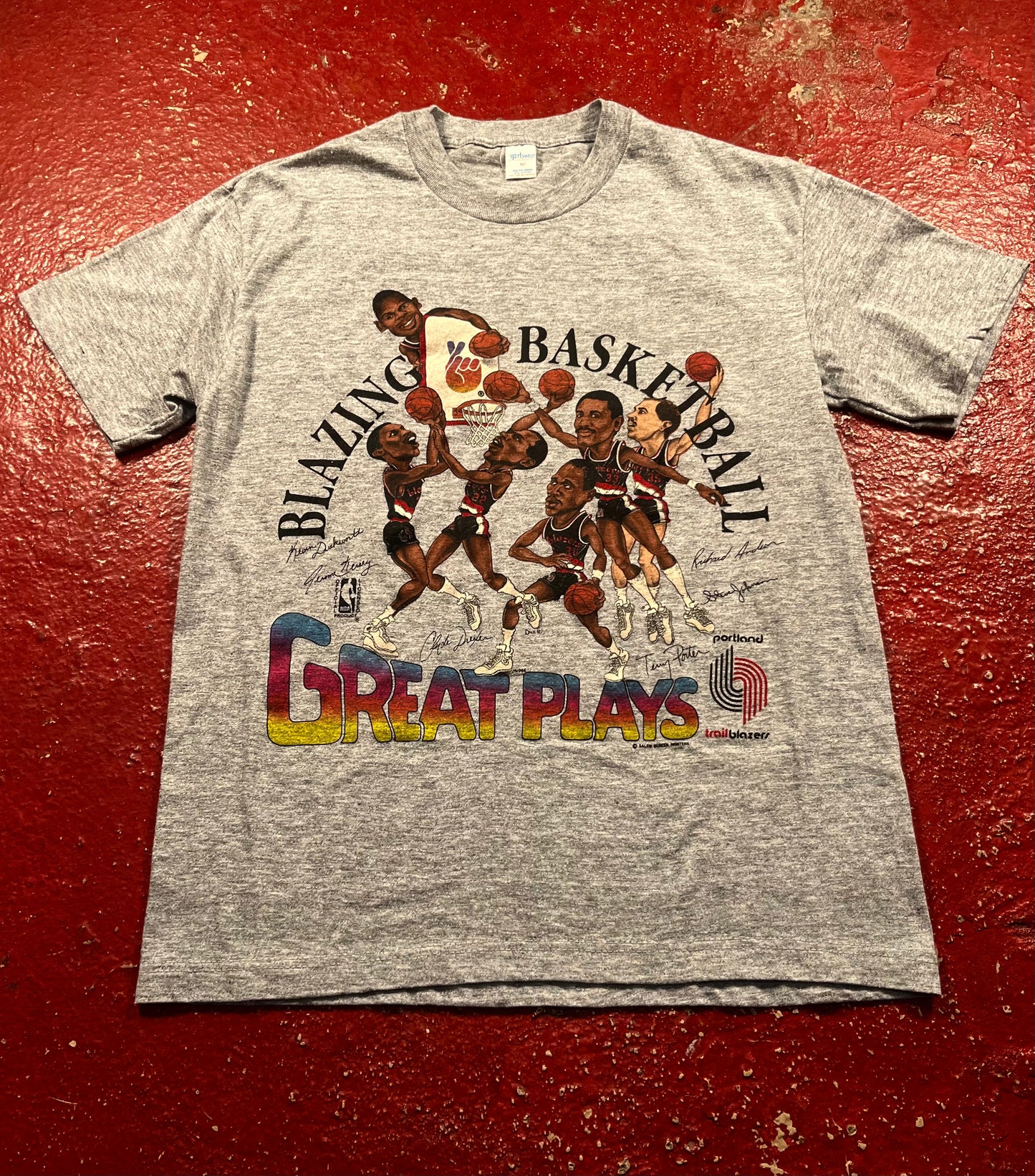 80s Portland Trail Blazers Tee