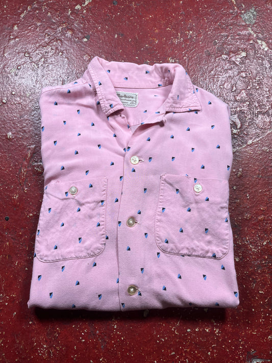 50s Marlboro Long Sleeve Button Up