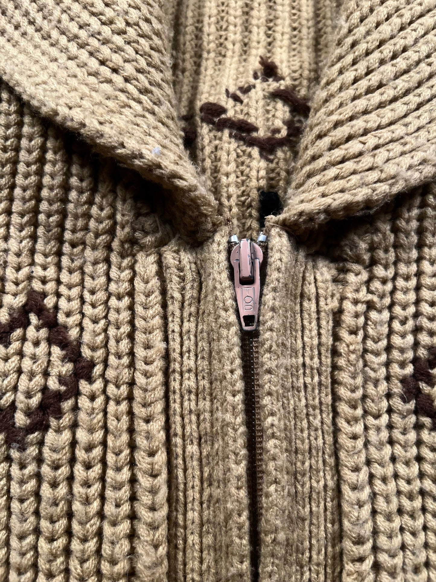 70s Horse Cowichan Sweater
