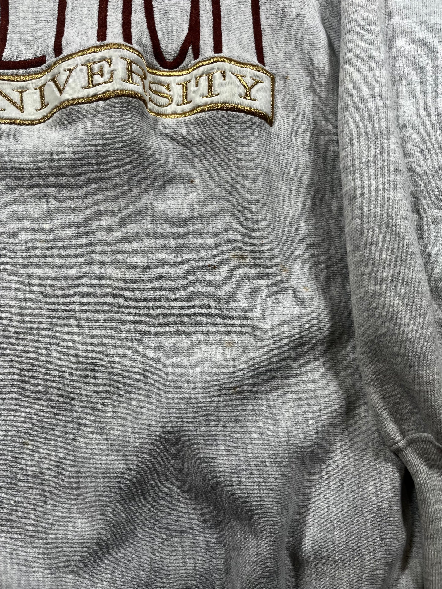 90s Lehigh Champion Reverse Weave Crewneck