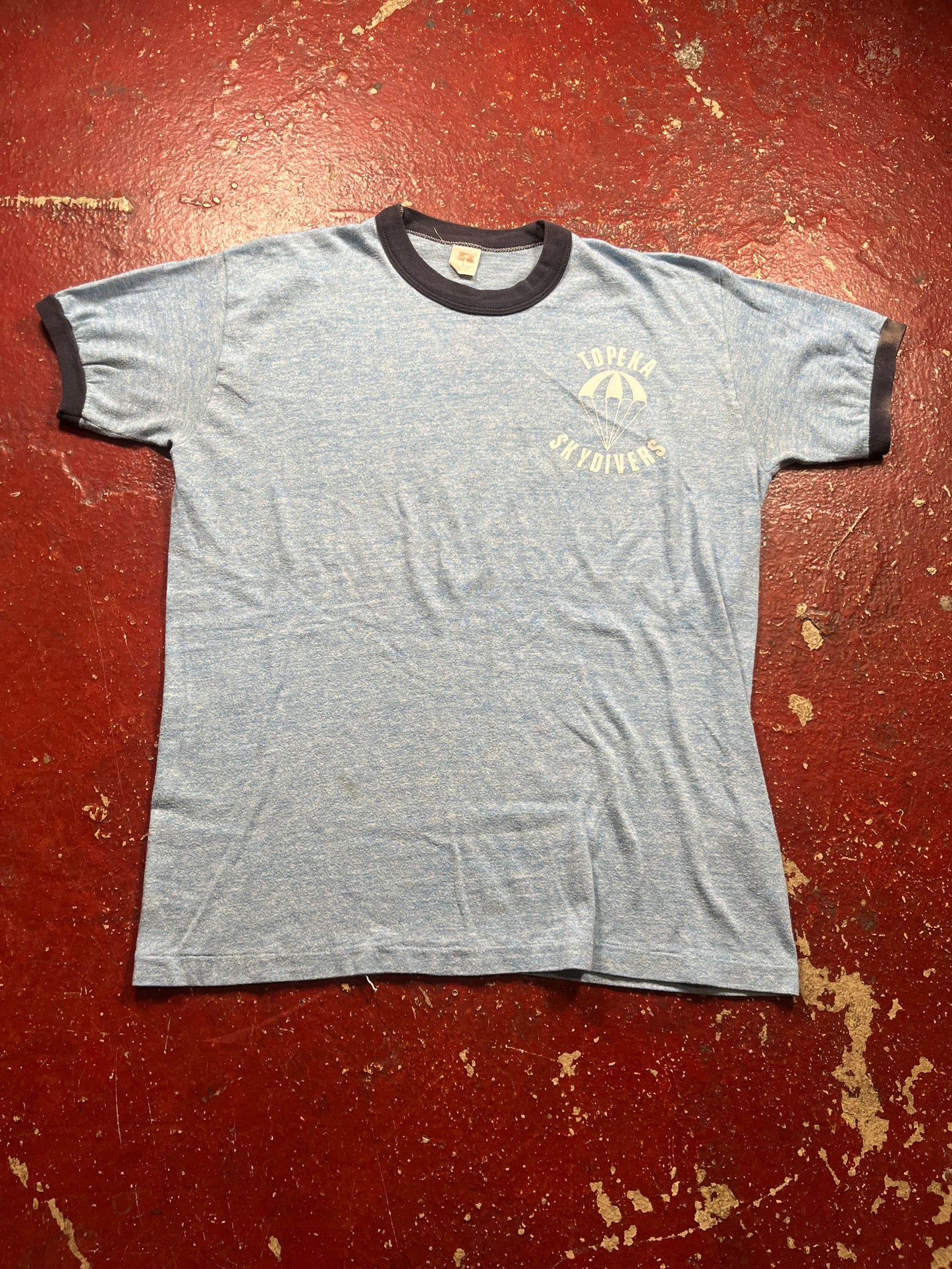70s Topeka Skydrivers Ringer Tee