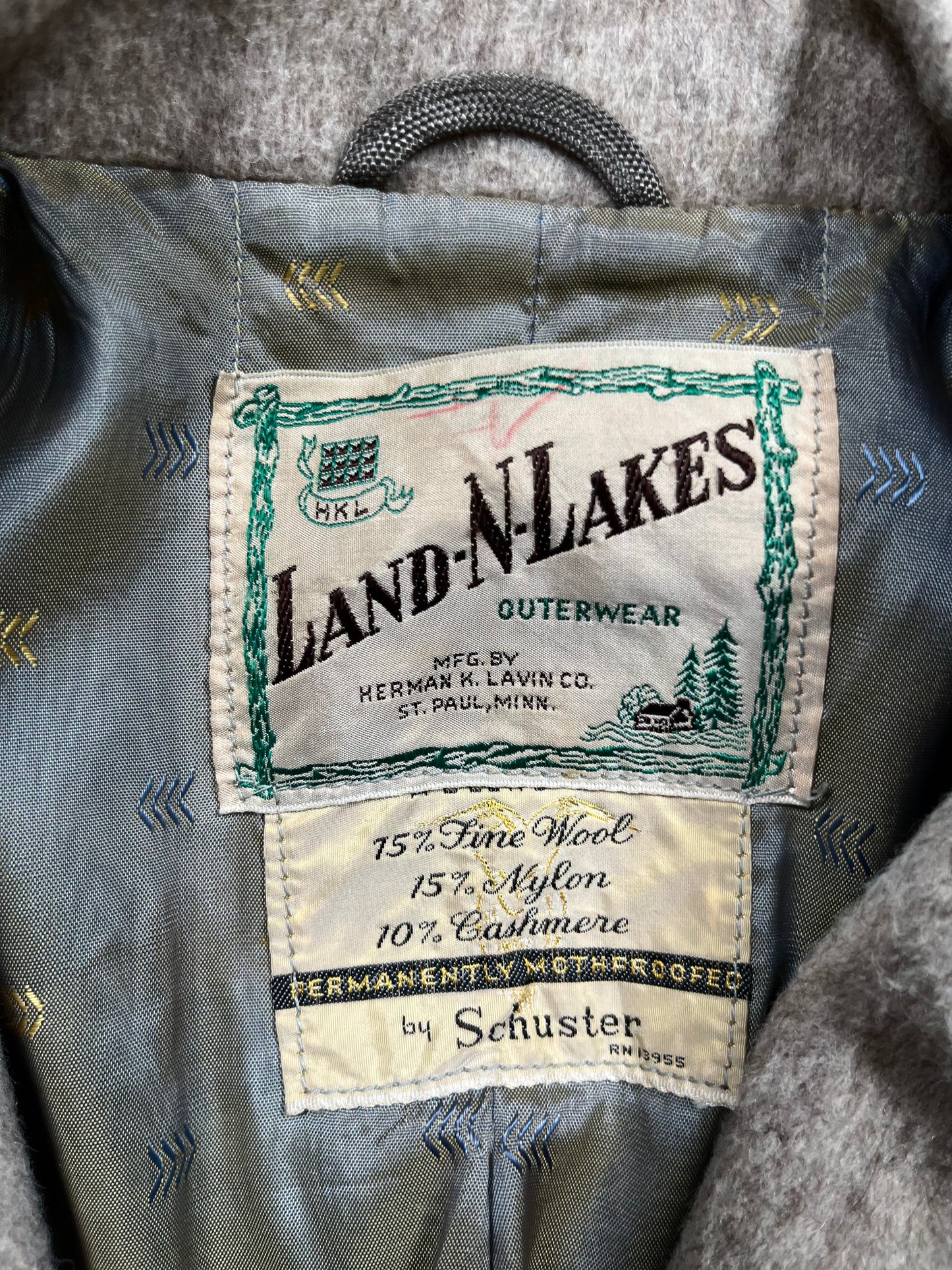 50s/60s Land N Lakes Pea Coat