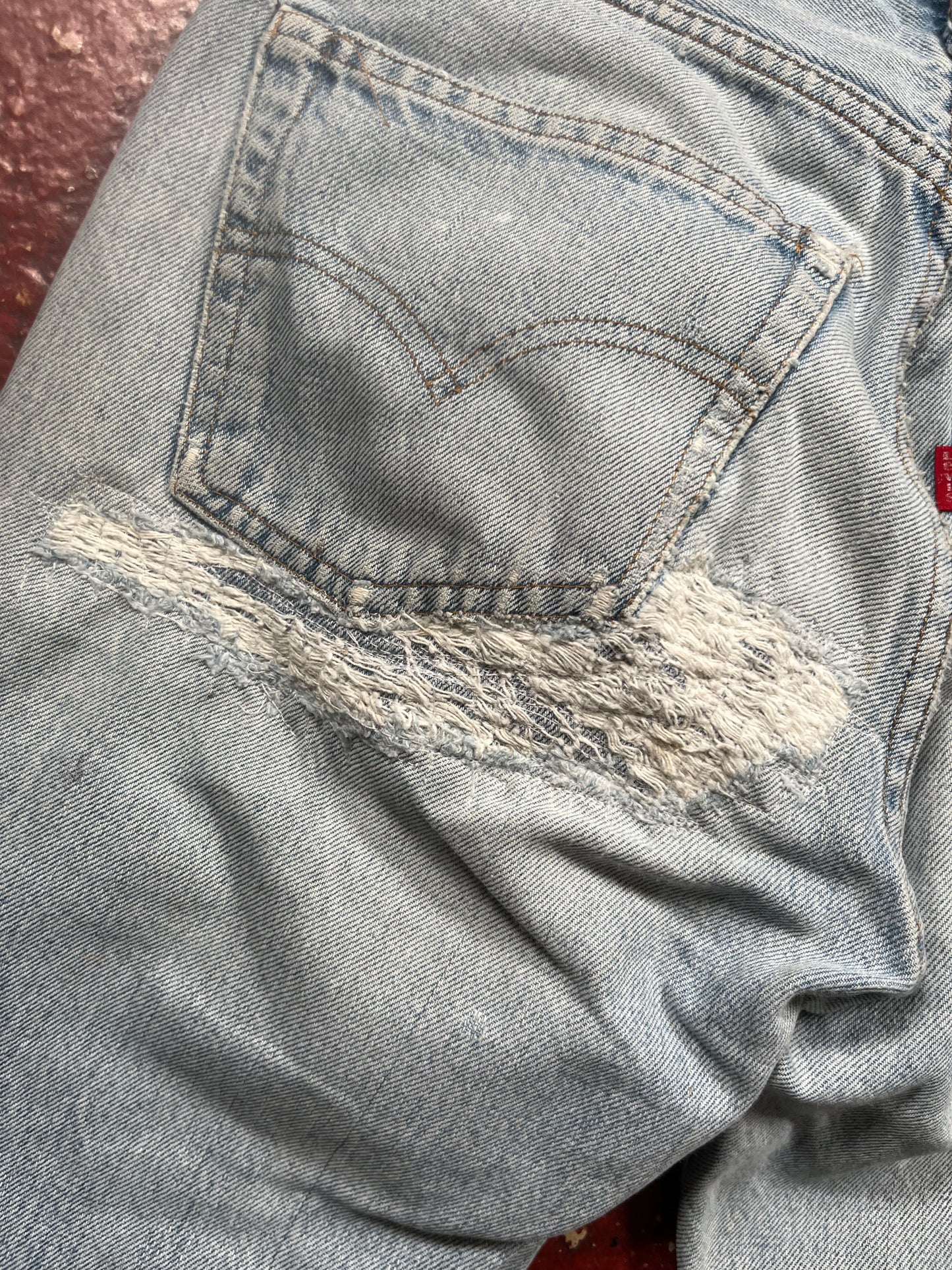 80s Levis 501s Redline Jeans