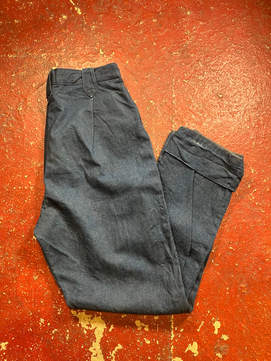 1950s Levis Short Horn Side Zip Jeans