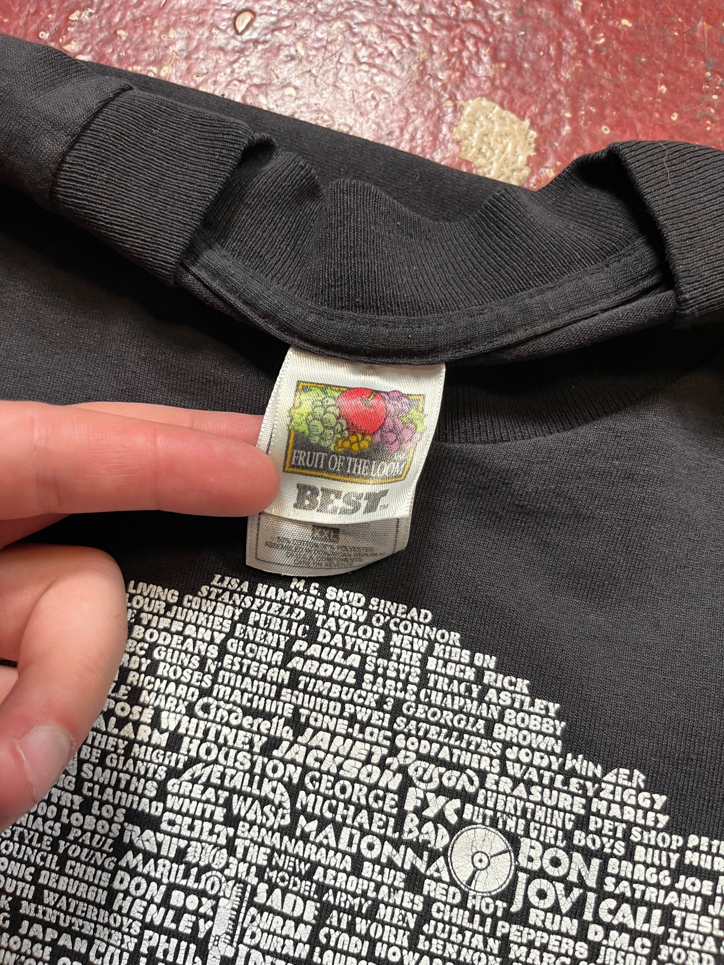 1994 Family Tree Of Rock & Roll Tee