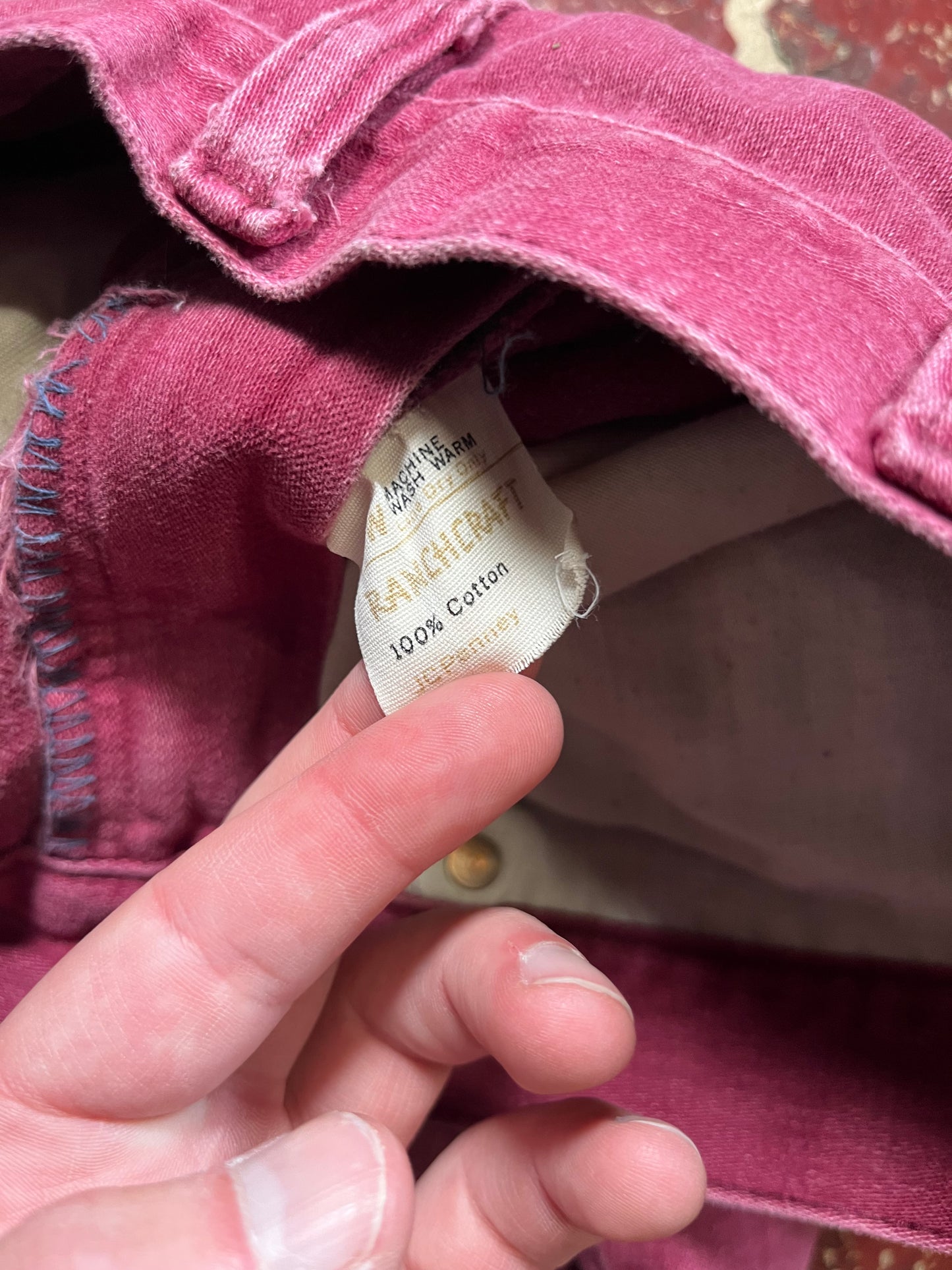 70s Ranchcraft Maroon Jeans