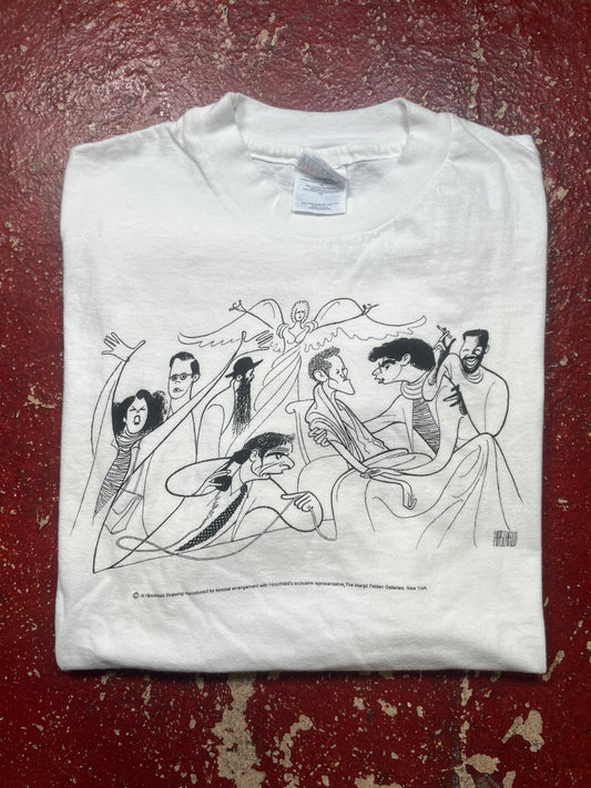 90s Al Hirschfeld Drawing Tee