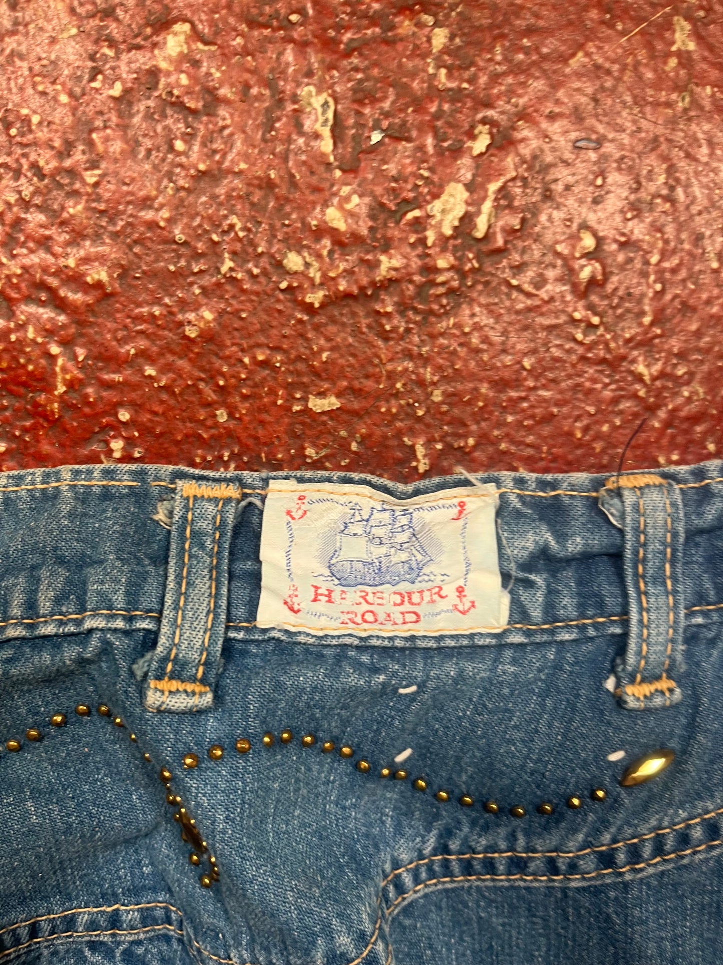 80s Hare Our Road Bell Bottom Jeans