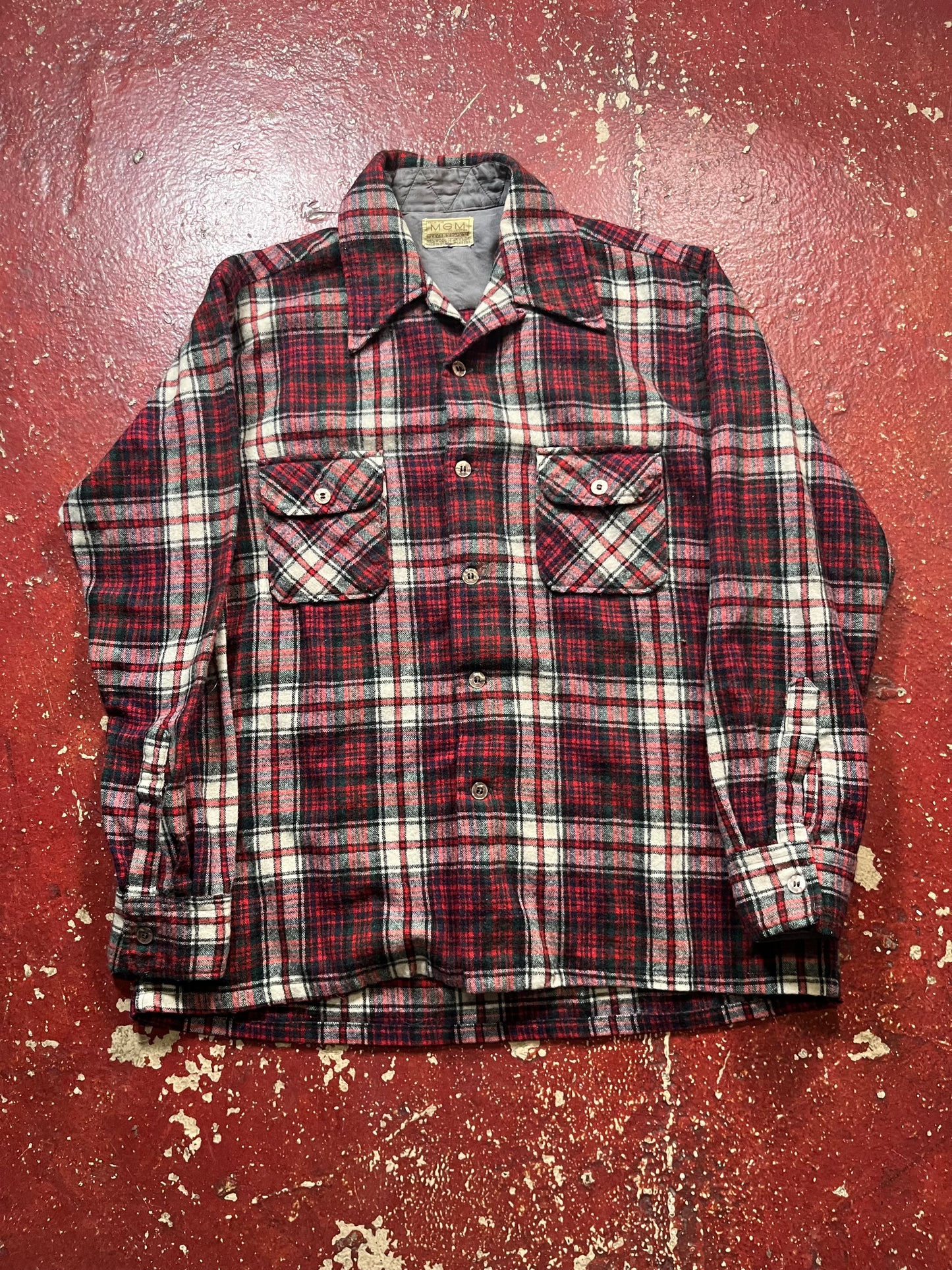 60s MGM Loop Collar Flannel