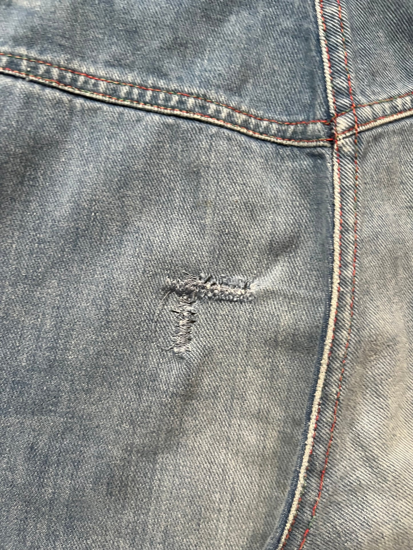 60s/70s Dangle Zip Pocket Jeans