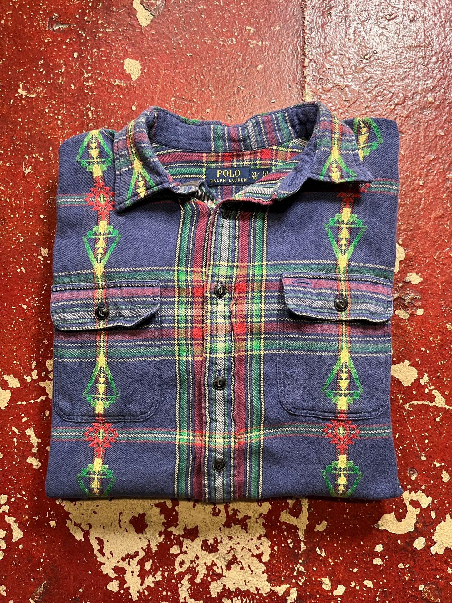 00s Polo Ralph Lauren Navajo Flannel