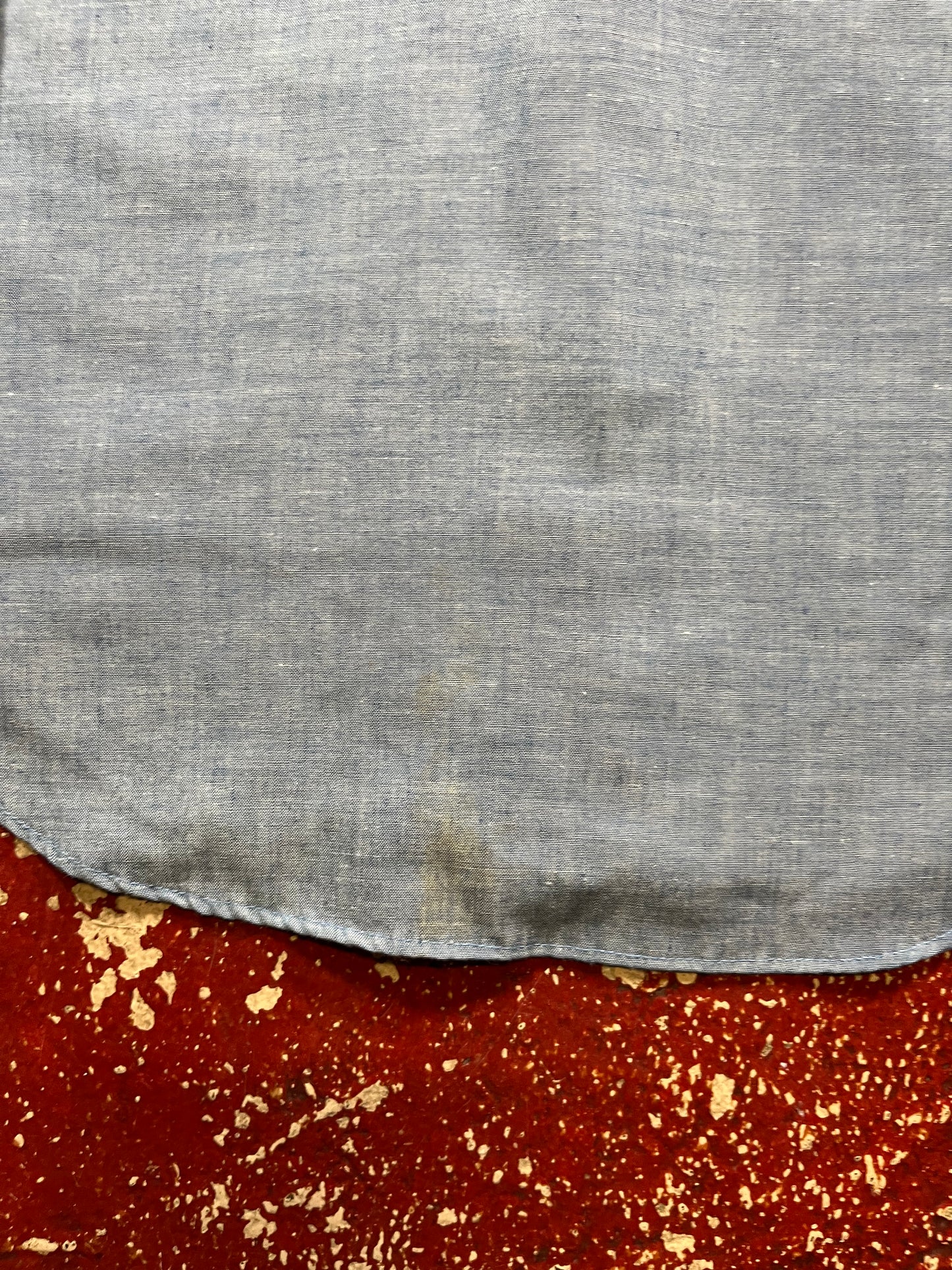 70s Bouquet Chambray Long Sleeve Shirt