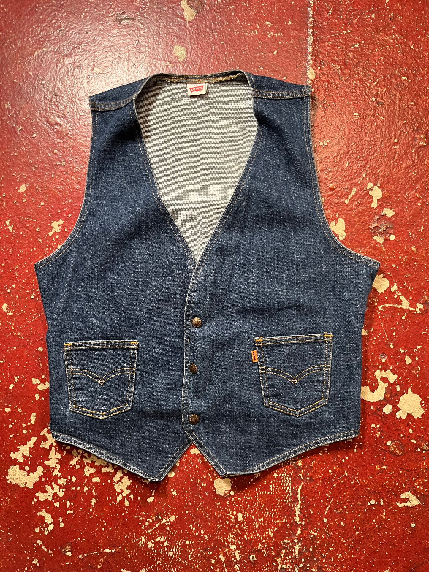 70s Levis Denim Vest