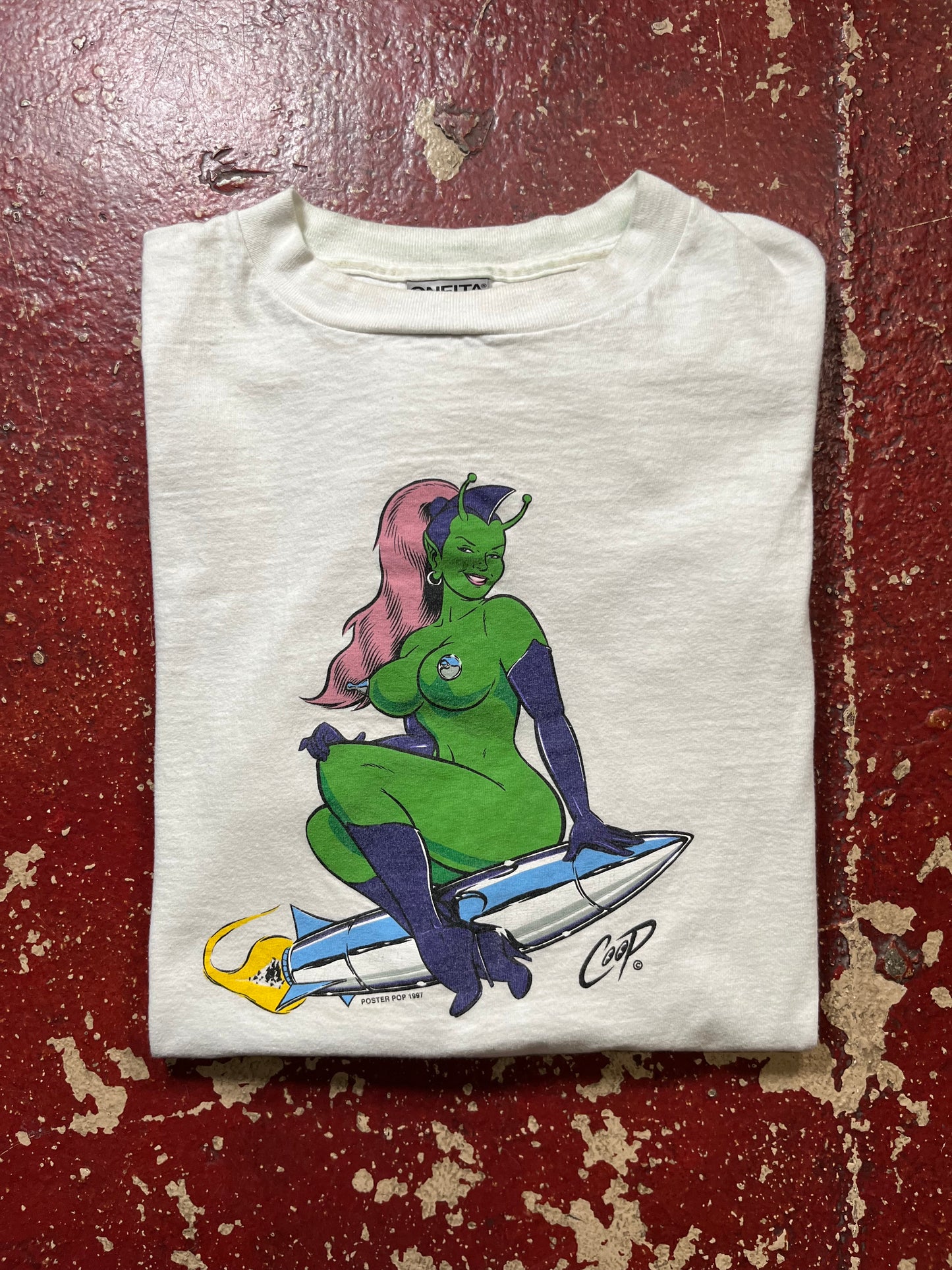 1997 Poster Pop Rocket Tee