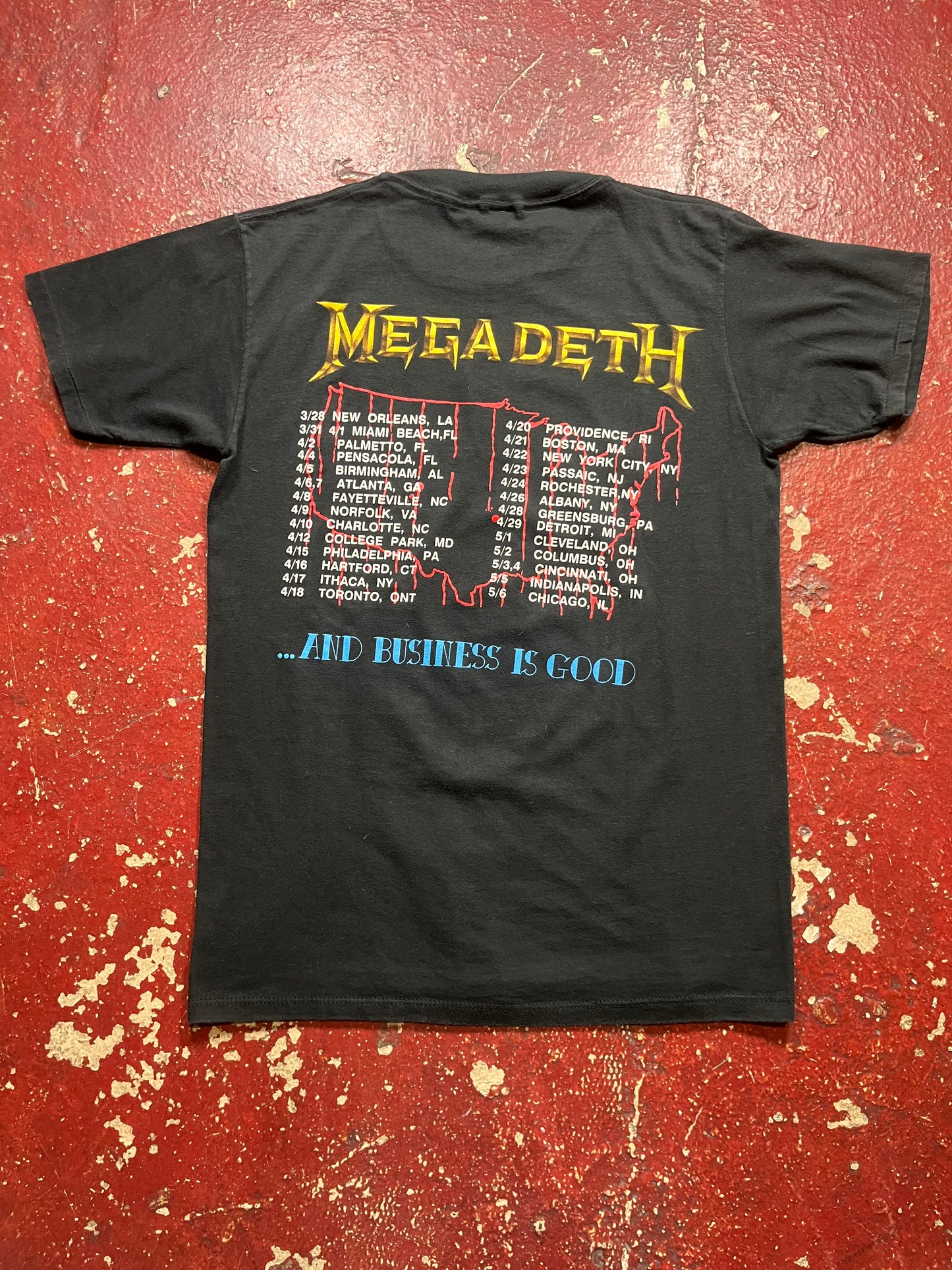 1988 Megadeth “Killing Is My Business” Tee