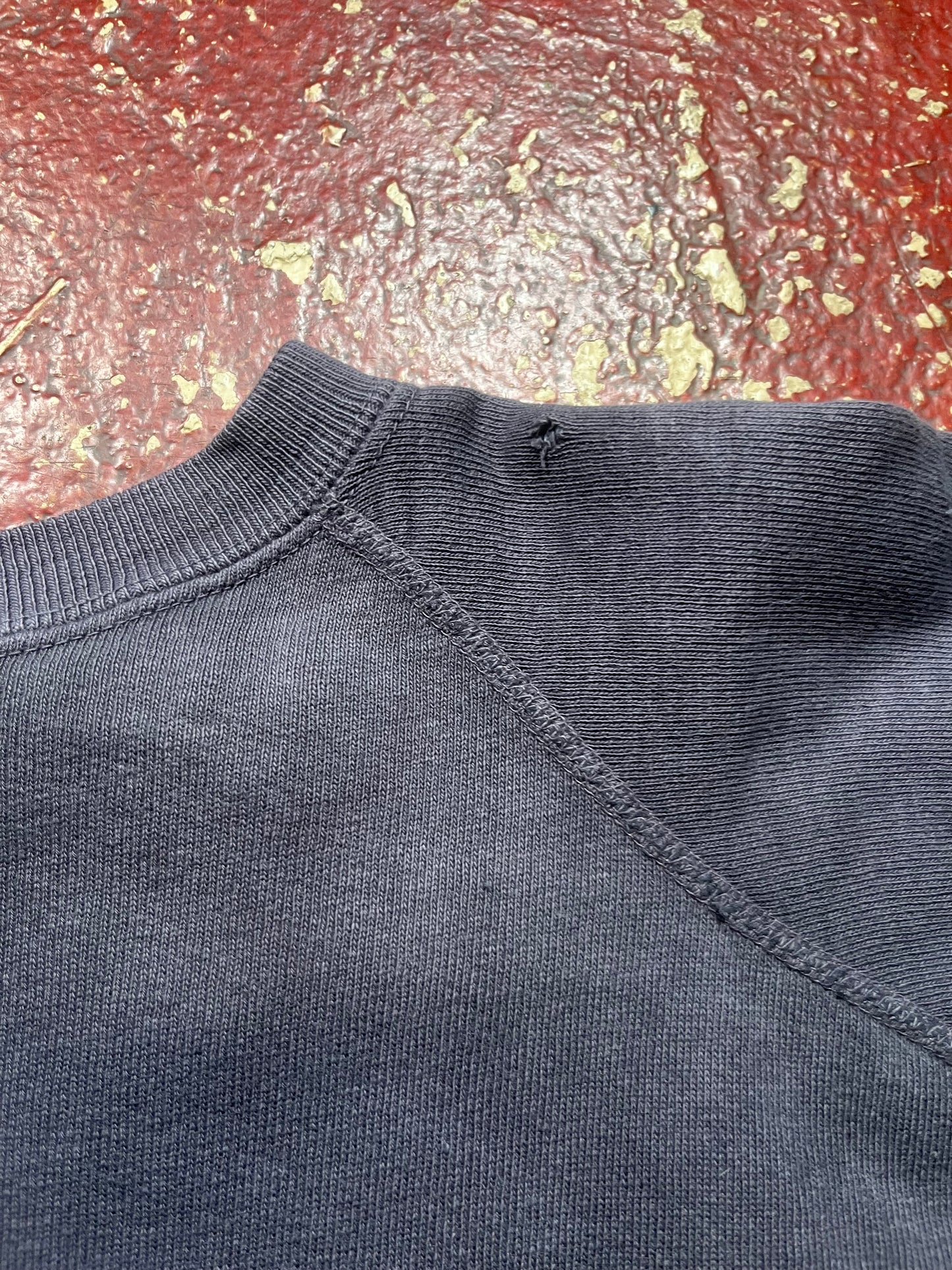 60s Overdyed Black Crewneck