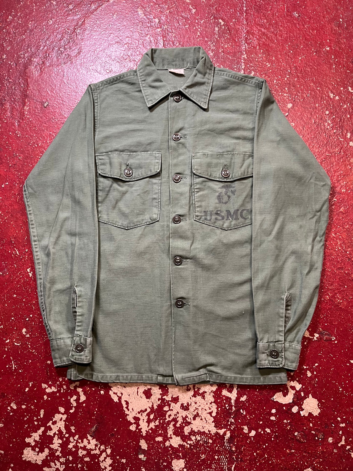 50s OG 107 USMC Fatigue Long Sleeve Shirt