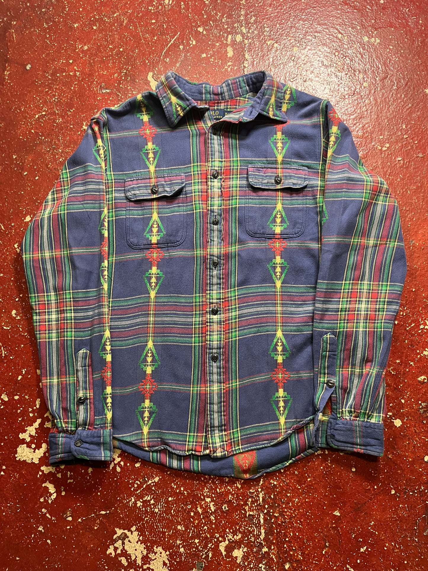 00s Polo Ralph Lauren Navajo Flannel