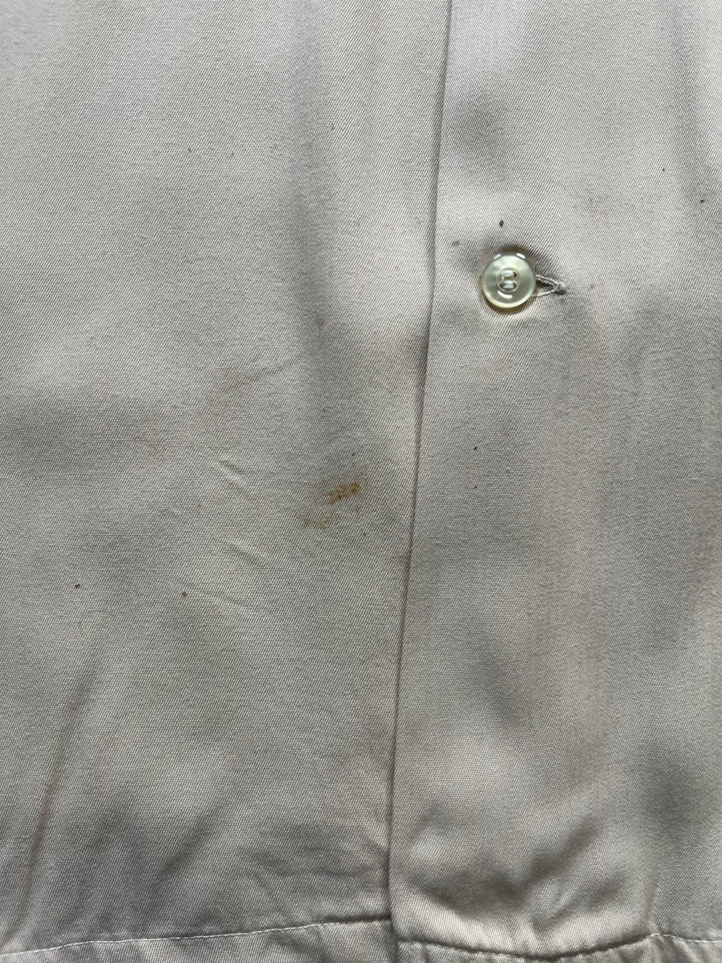 60s Van Heusen Rayon Loop Collar Long Sleeve Shirt