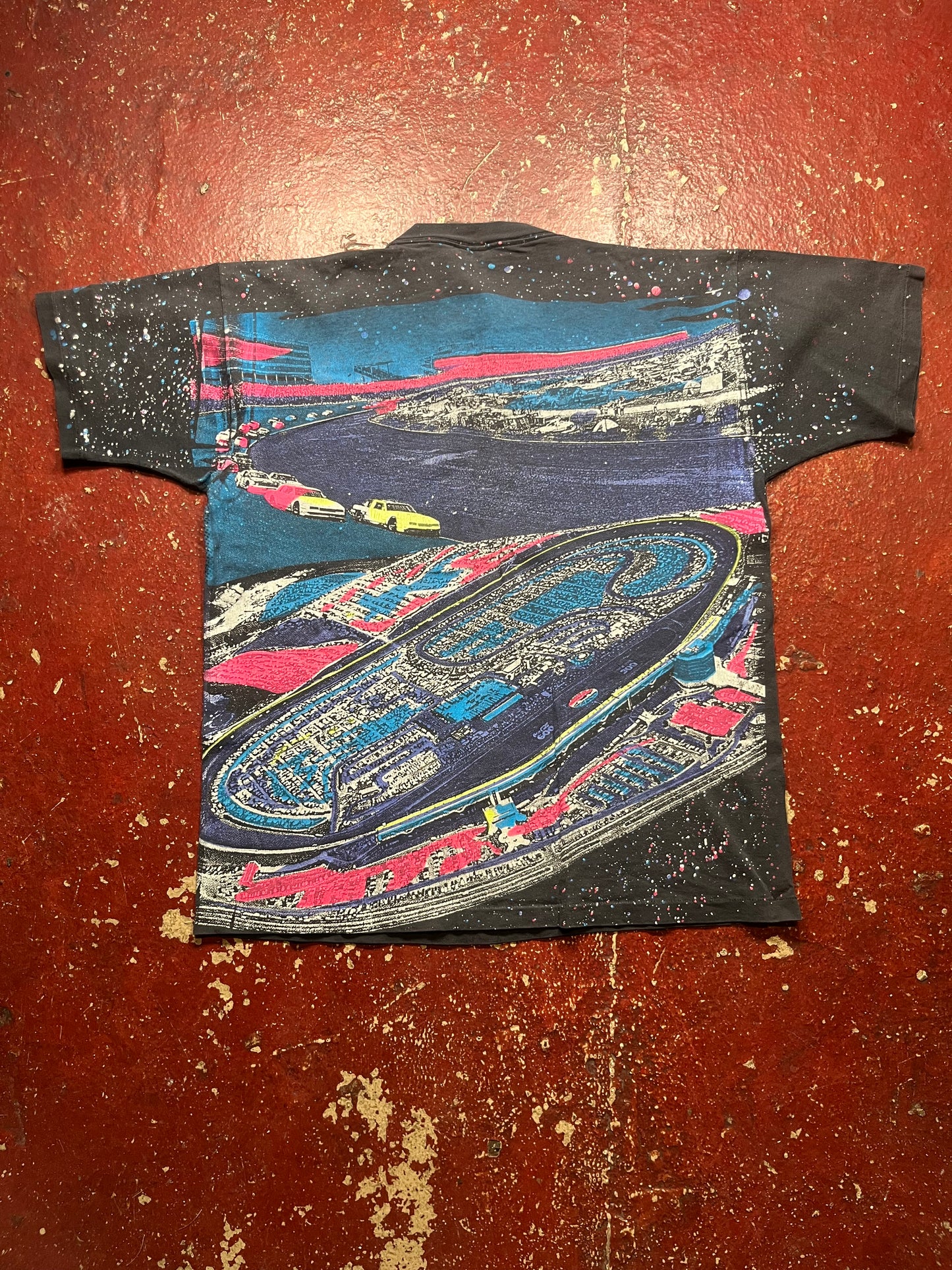 90s Charlotte Motor Speedway AOP Tee