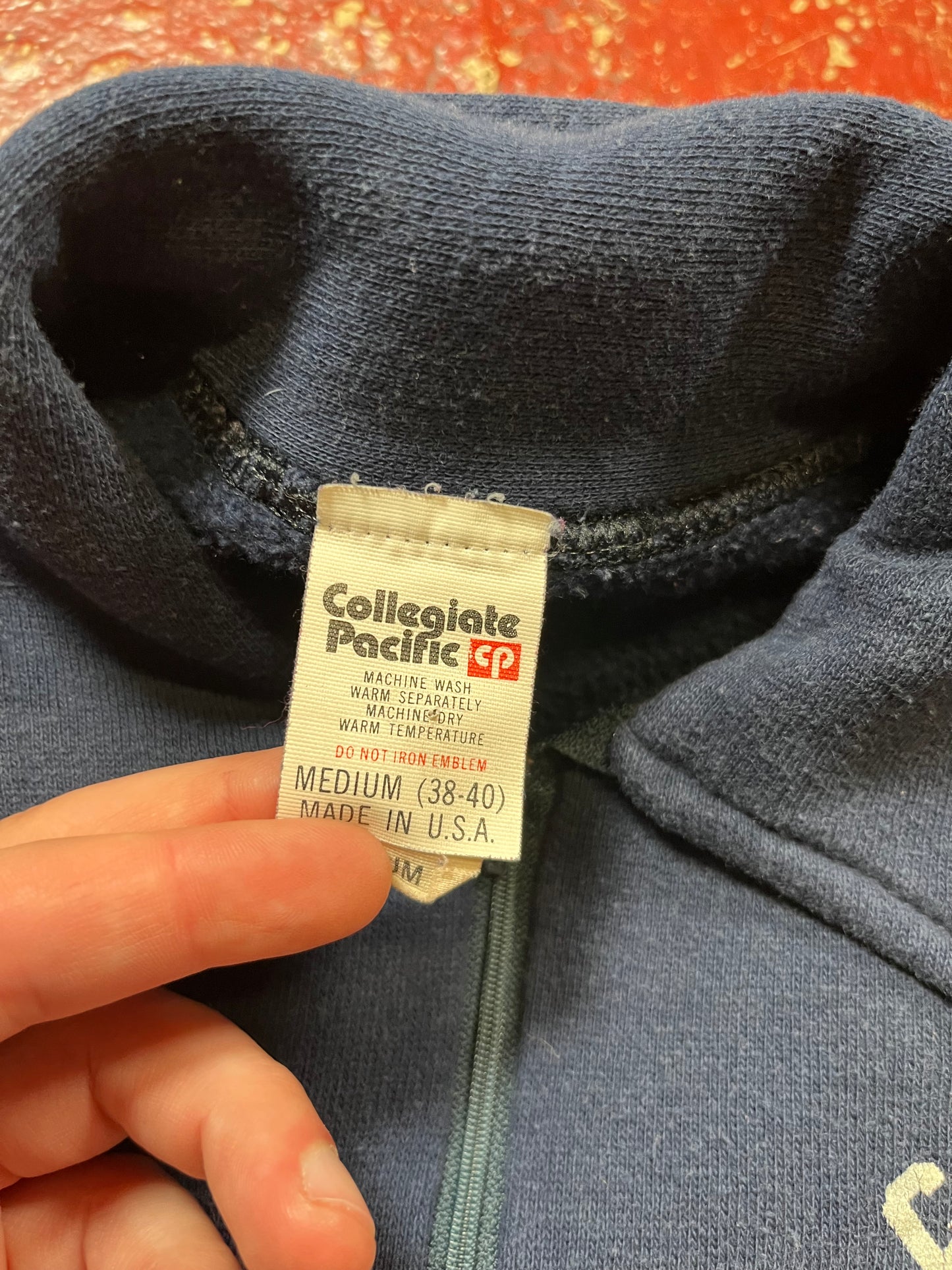 70s/80s Cornell University Quarter Zip Up Crewneck