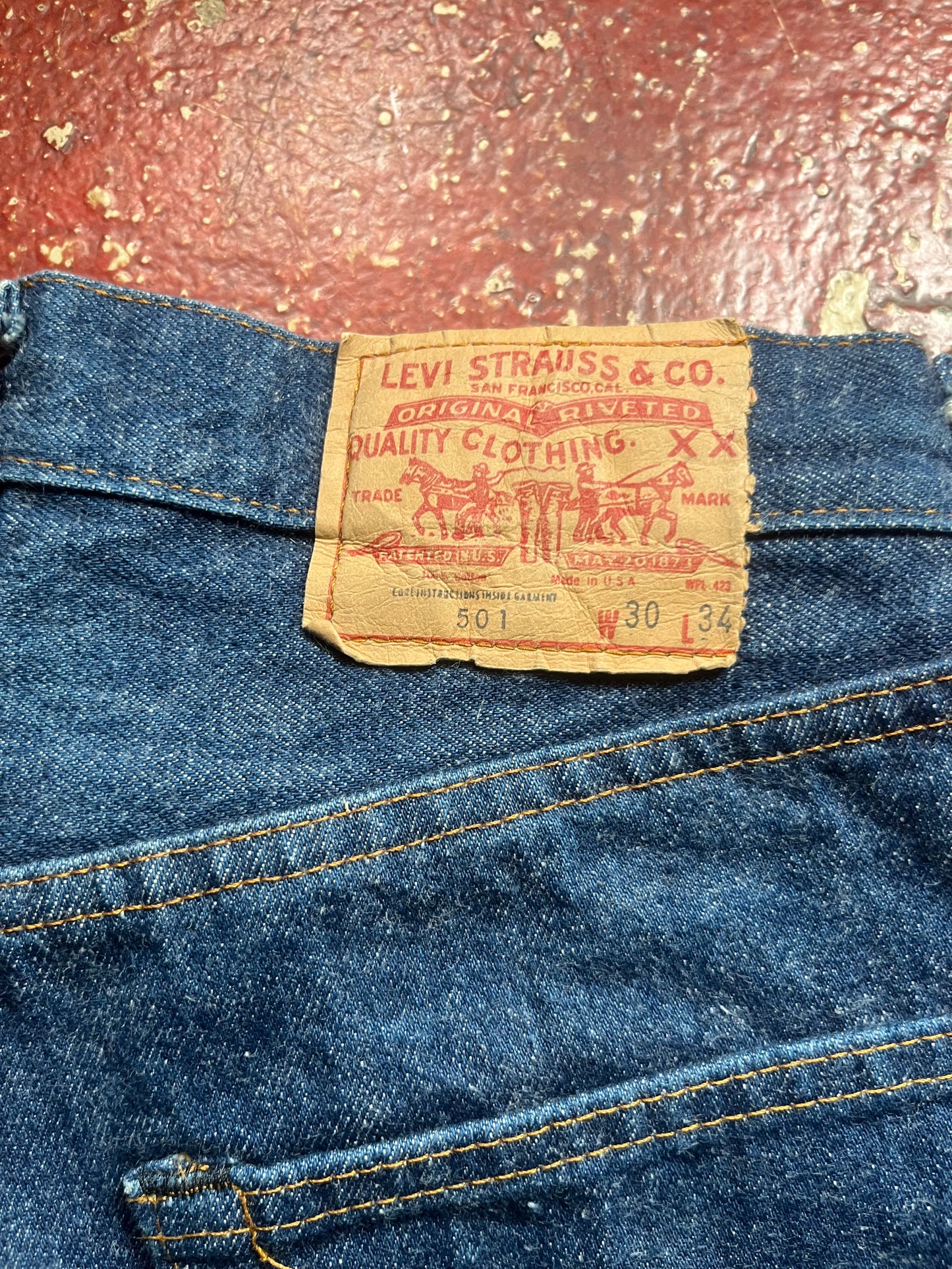 80s Levi’s 501s Jeans
