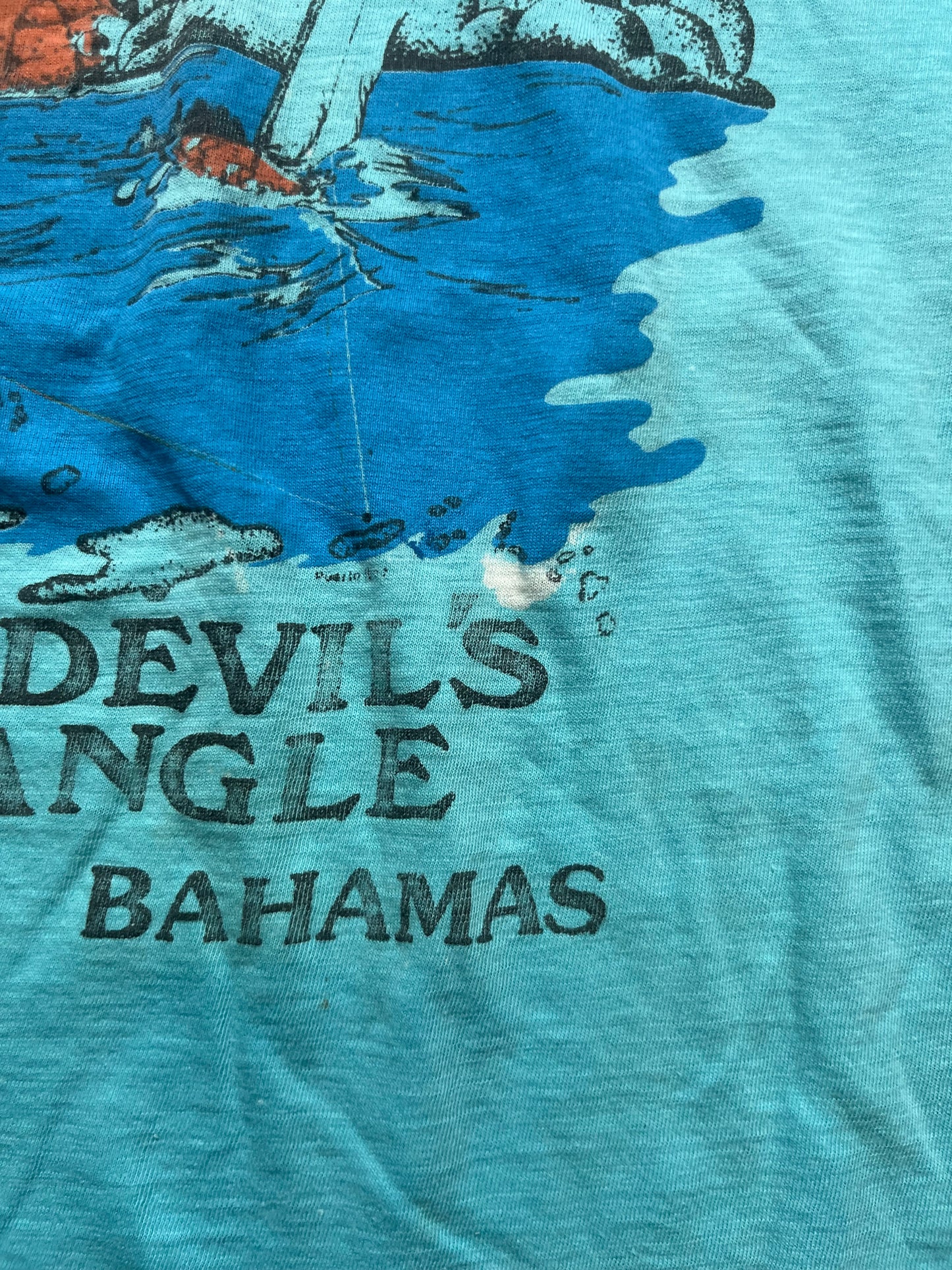 70s/80s I Survived The Devils Triangle Tee