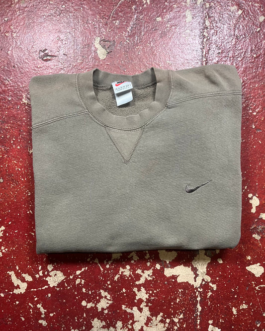 90s Nike Brown Crewneck