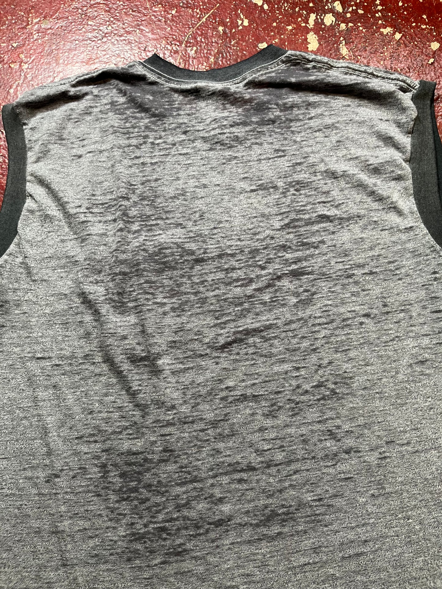 70s Grey Sleeveless Shirt