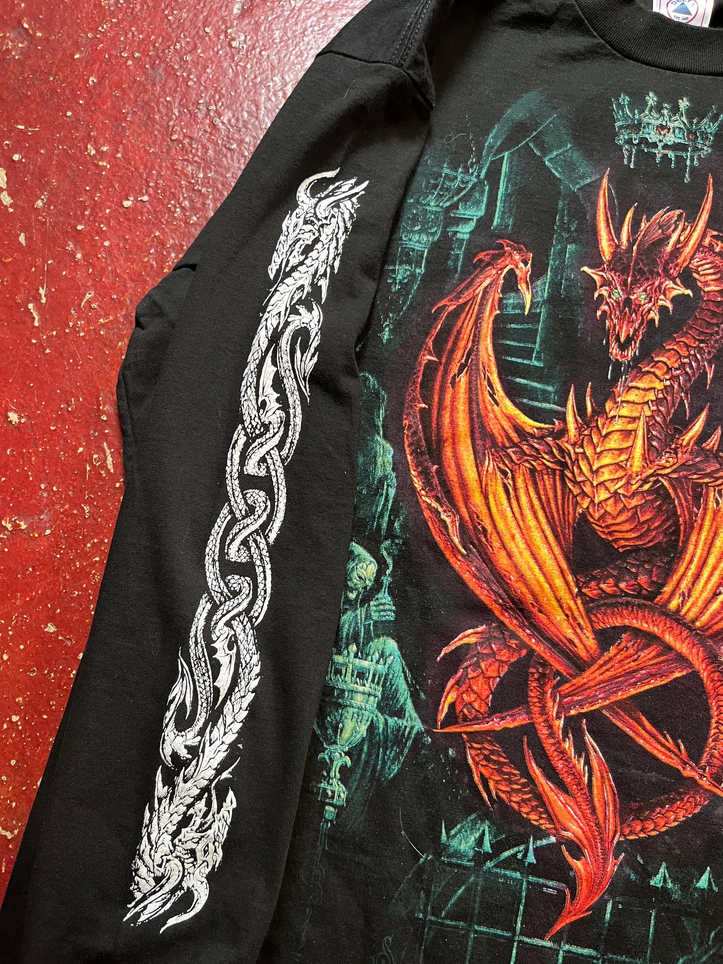 90s Alchemy Gothic Dragon Long Sleeve Shirt