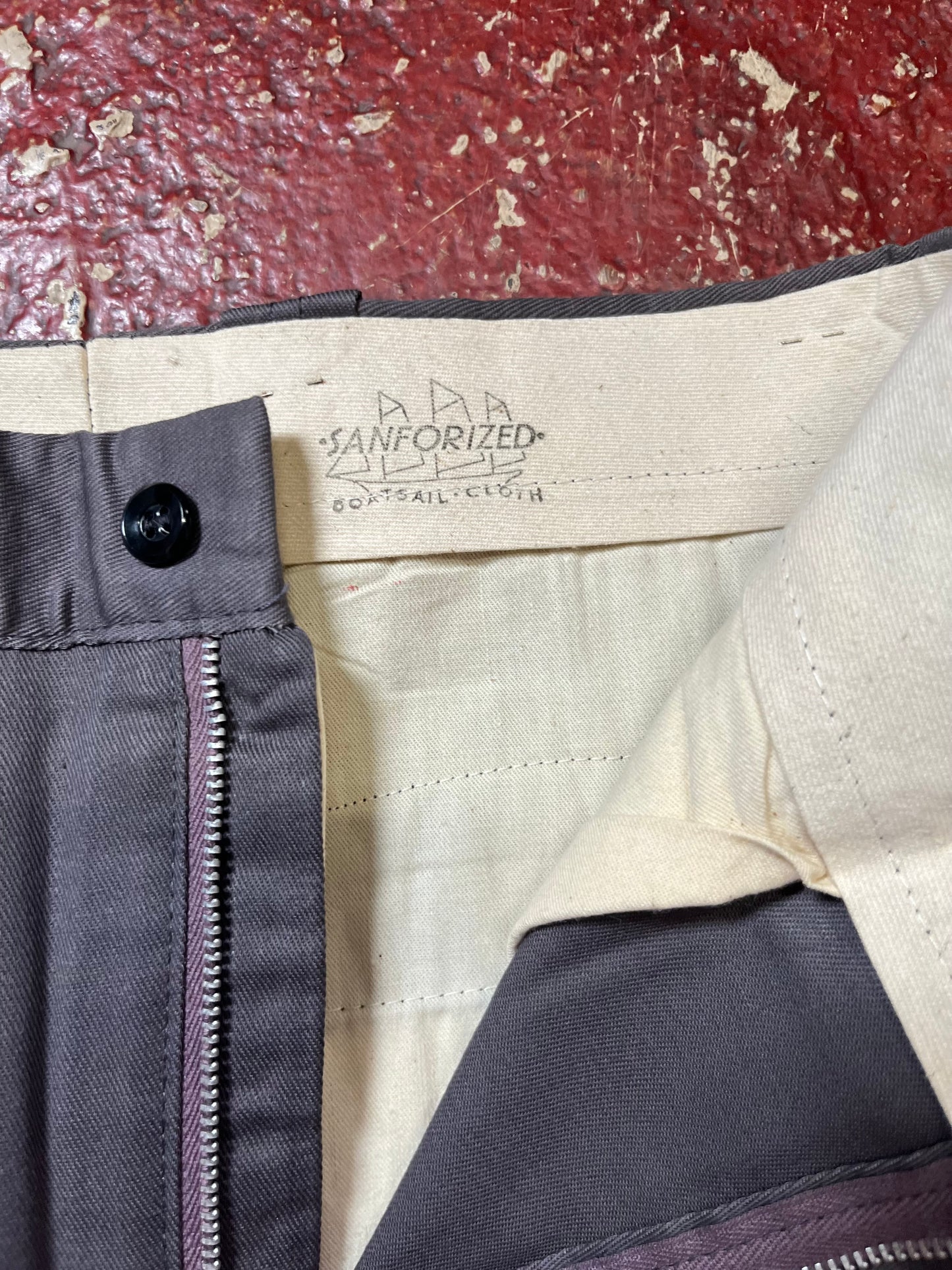 50s DS Boat Sail Cloth Pants
